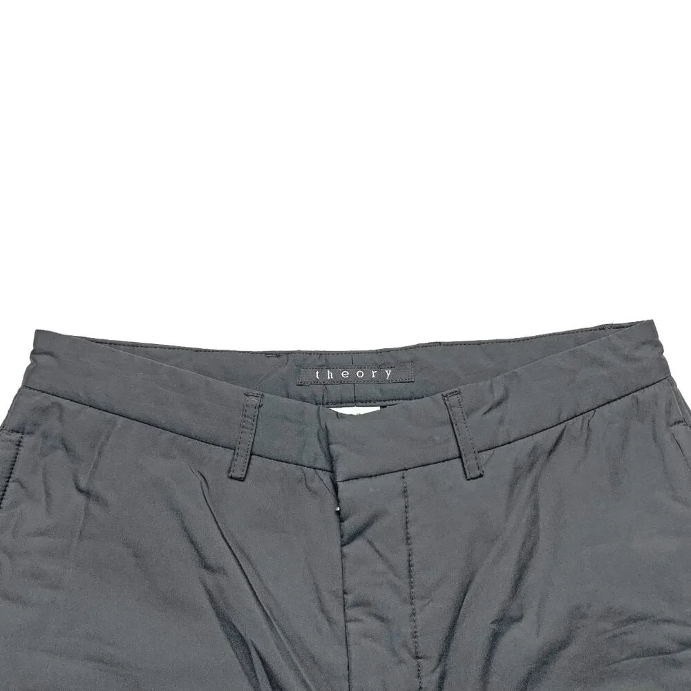 Retro Theory Gray Lightly Drawstring‎ Leg Snow Pants